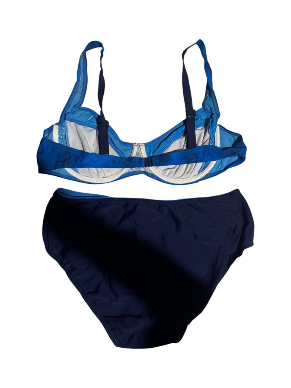 Blue Underwire Bikini Set Size 38D